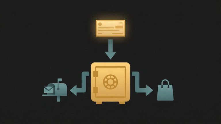 Abstract flow diagram showing paycheck going to savings first before bills and spending illustrating the pay yourself first wealth building strategy